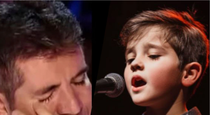 Simon Cowell started crying! The boy sang such a song that Simon couldn’t speak. He went up to the stage to kiss the boy