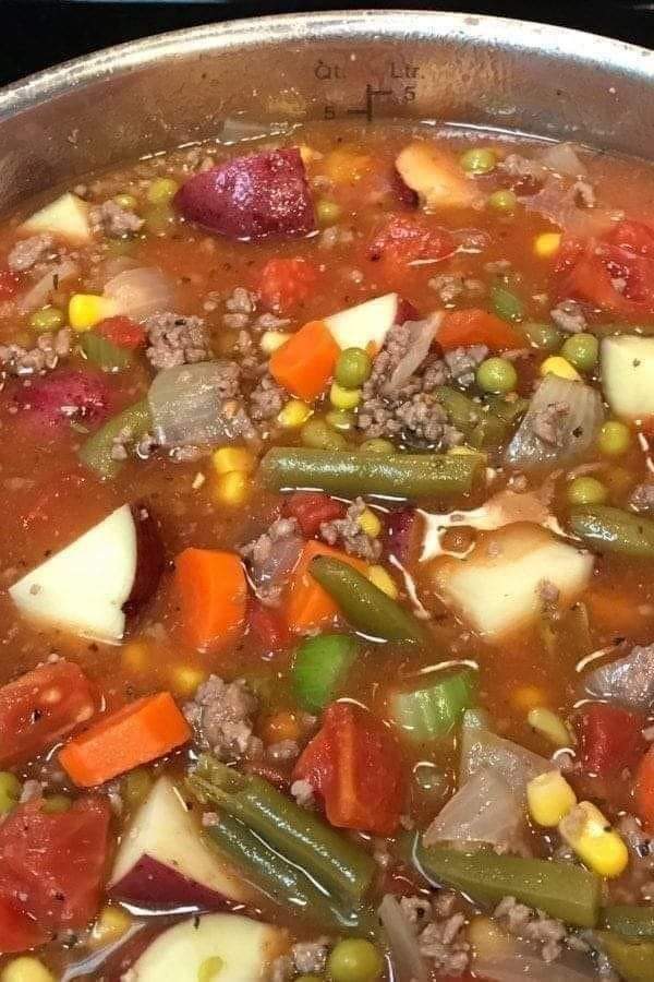 Ground Beef Vegetable Soup