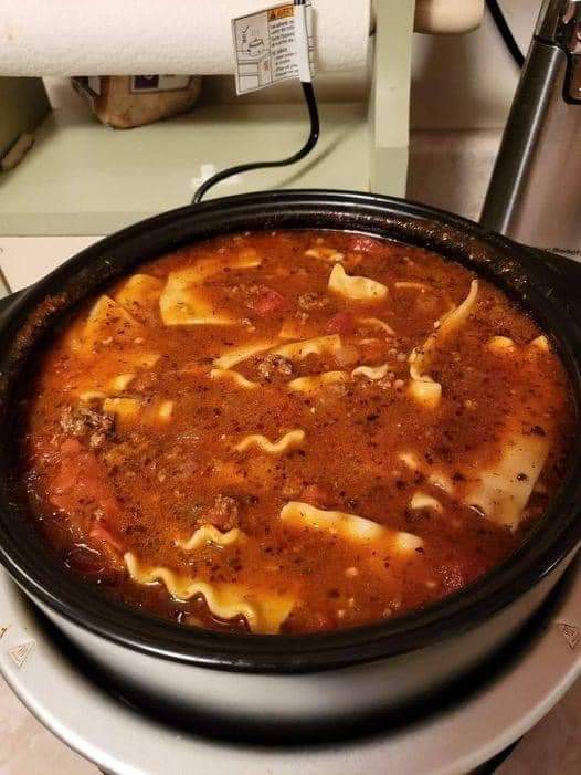 One Pot Lasagna Soup Recipe