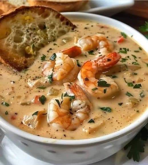 Creamy Seafood Symphony Bisque