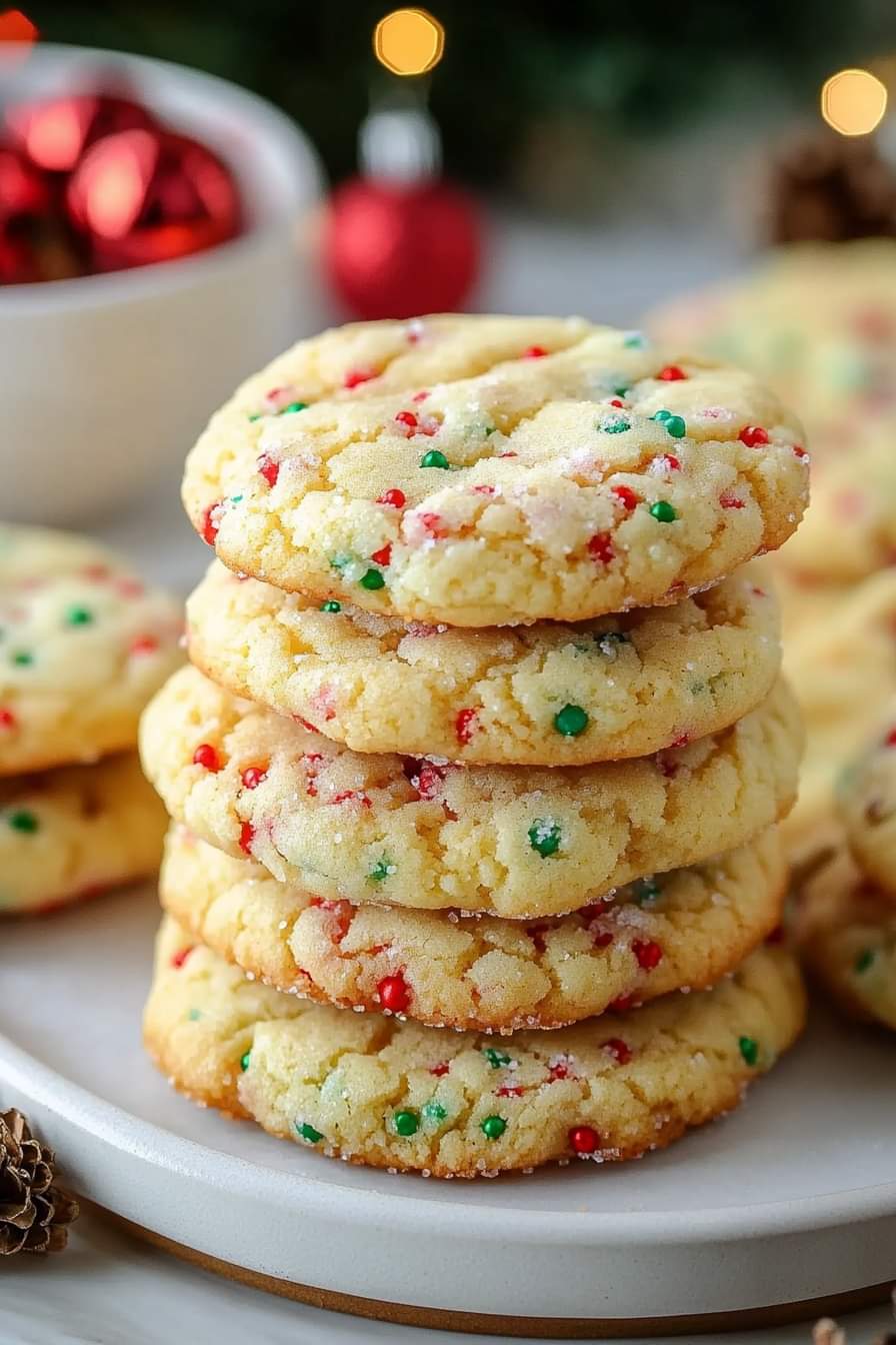 Christmas Gooey Butter Cookies