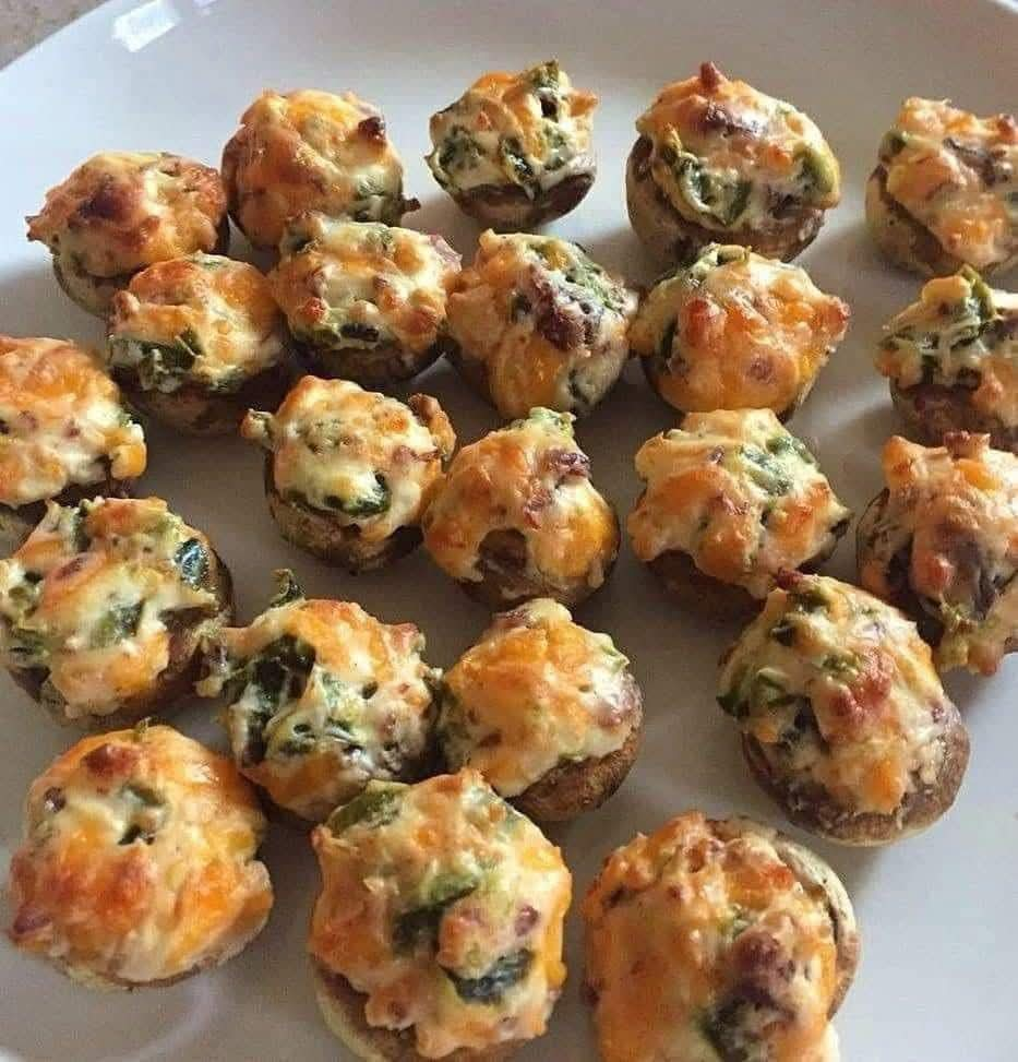 Jalapeño Popper Mushrooms