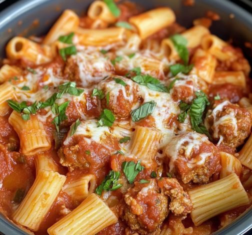 Put frozen meatballs in a slow cooker with these 4 ingredients. The saucy result will become a family favorite.