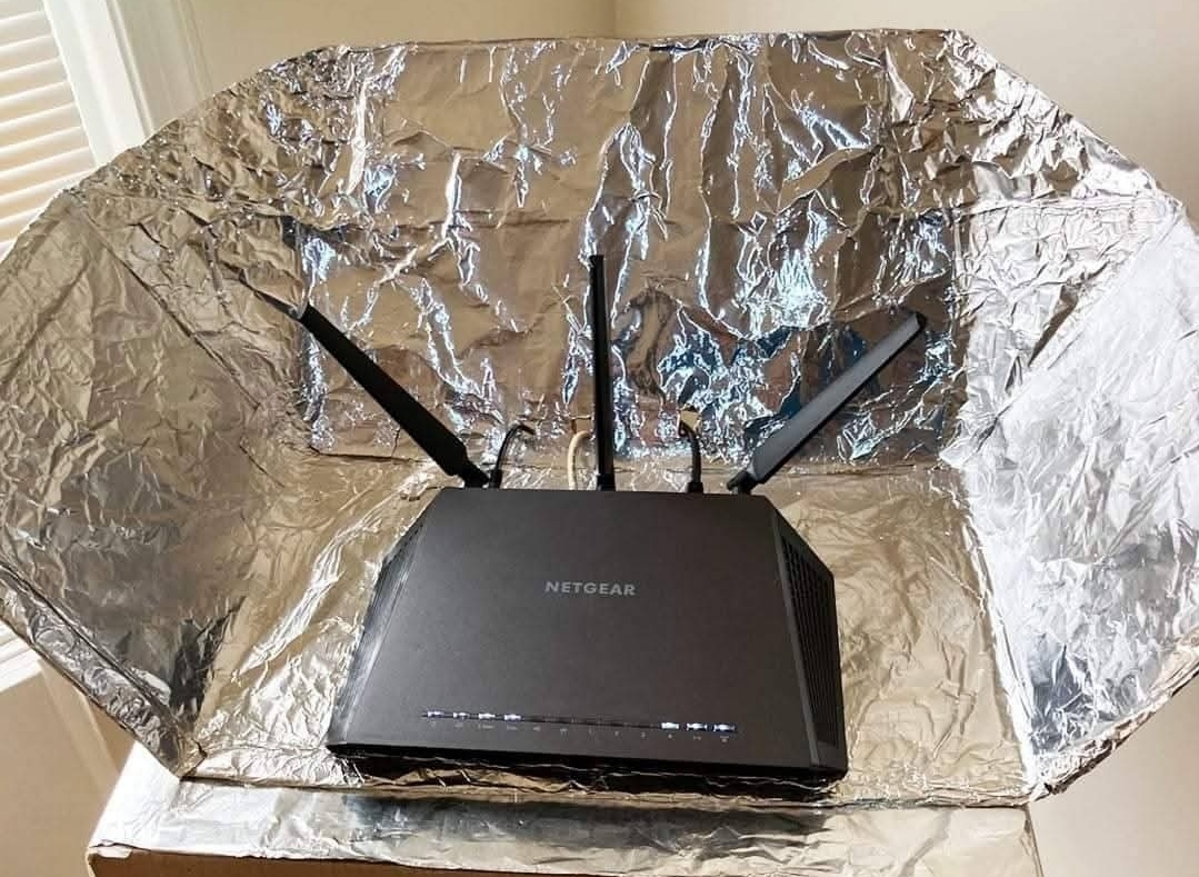 Why You Should Be Putting Aluminum Foil Behind Your Router