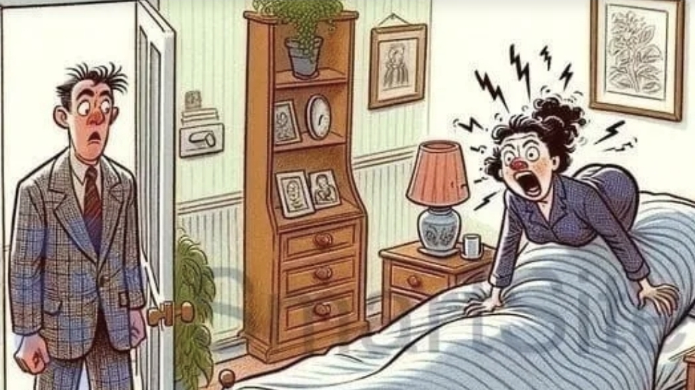 One Day He Found His Wife on Bed!!!