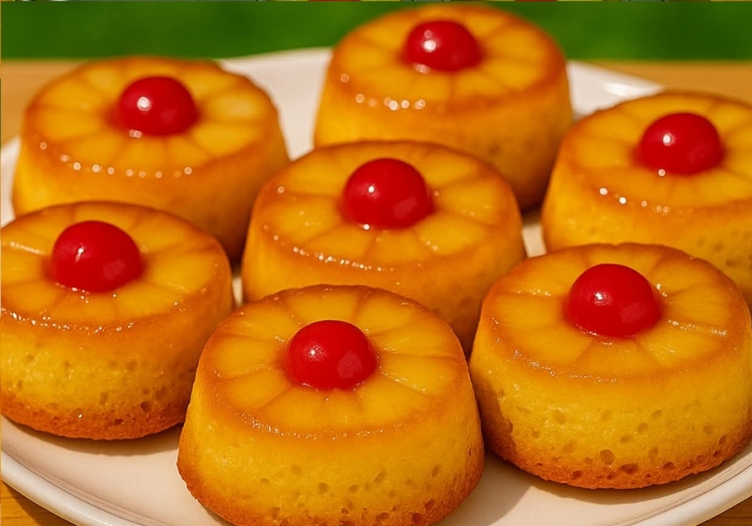 Pineapple Upside Down Cupcakes