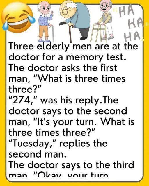 Joke of the Day: What’s Three Times Three?