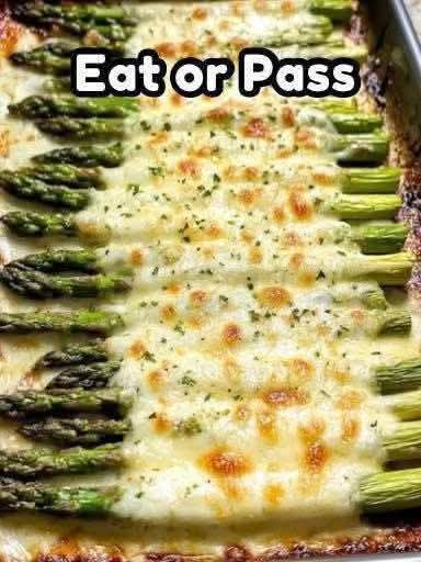 Cheesy Baked Asparagus recipe