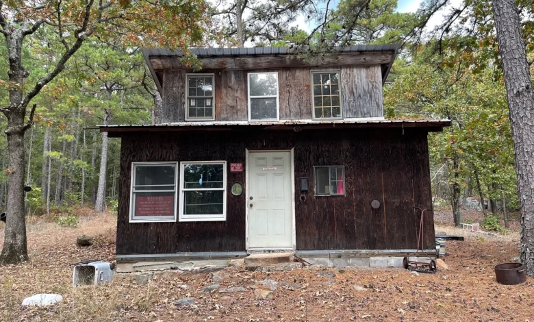 Mountain Retreat with Cabin and Creek on 40 Acres in Oklahoma – $159,000