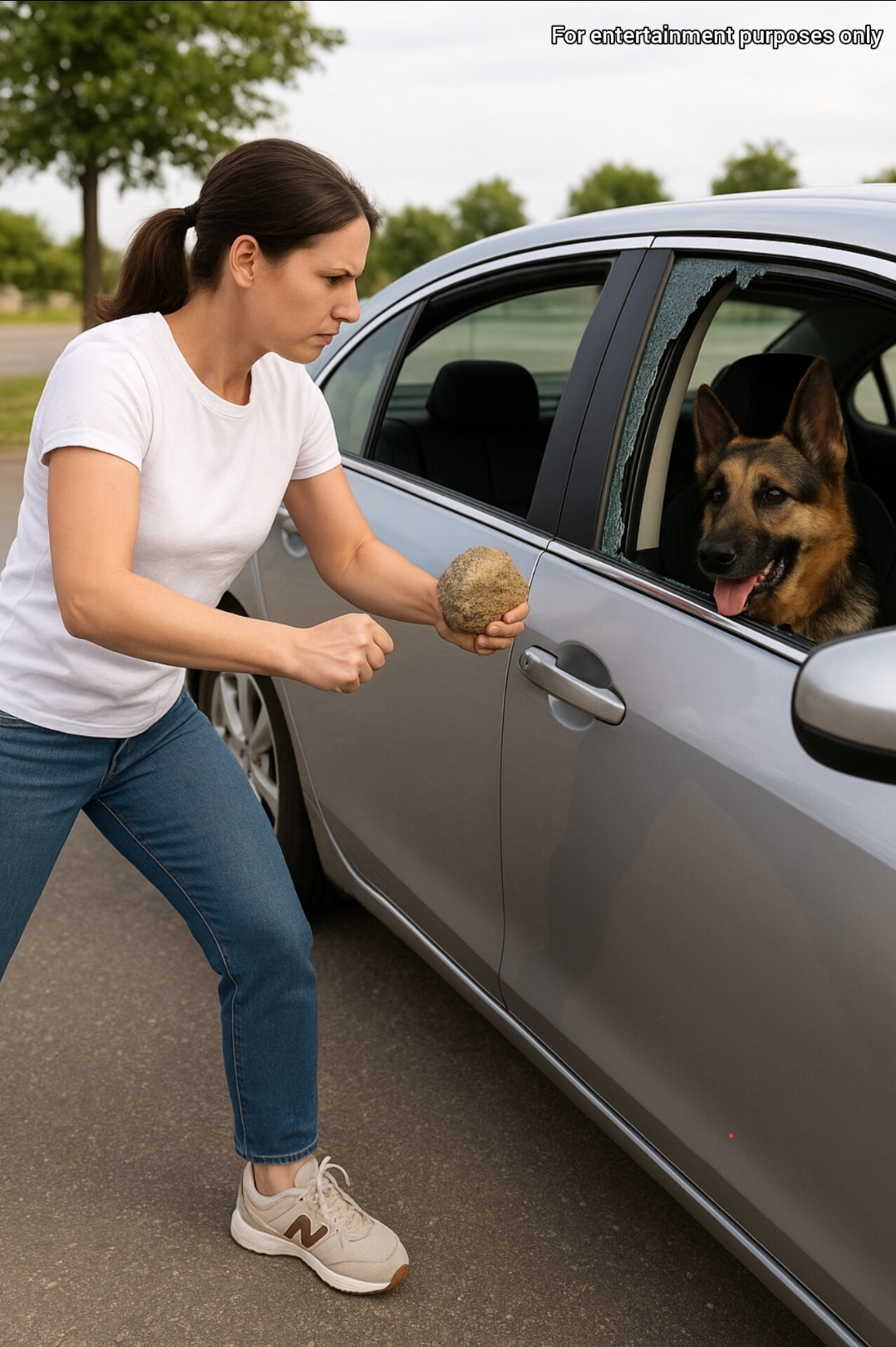 A Man Locked His Dog in a Car During a Heatwave: I Broke the Window to Save It — and Then Something Happened That No One Saw Coming