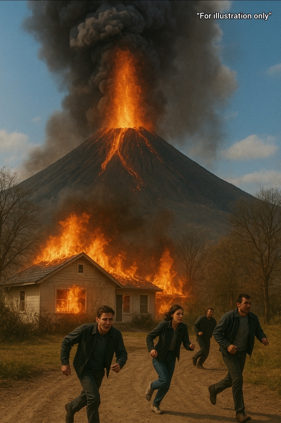 The Day the Volcano Awoke: A Village’s Race for Survival