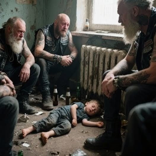 The Bikers Found a Boy Chained in an Abandoned House With a Note From His Dead Mother