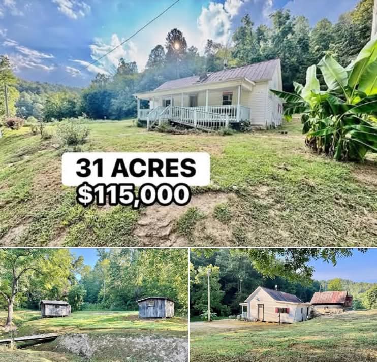 31-Acre Rural Retreat with Farmhouse and Mineral Rights Ideal for Homesteading, Recreation, or Building Your Dream Home