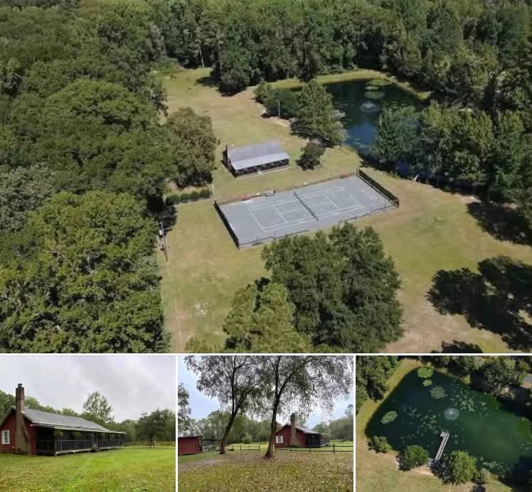 10.9-Acre Residential and Recreational Property with Pond and Tennis Court