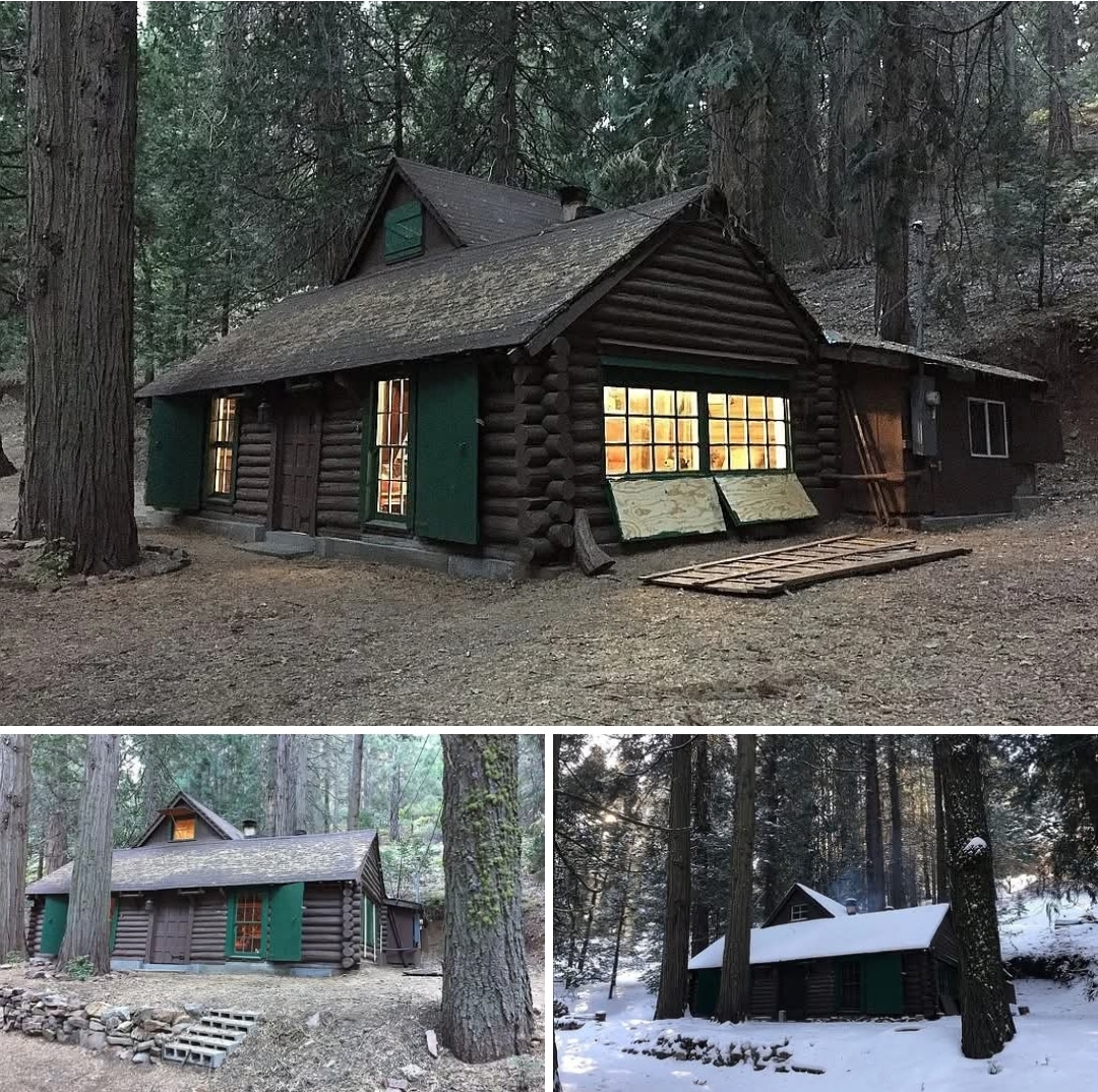 Vintage log cabin with amazing views