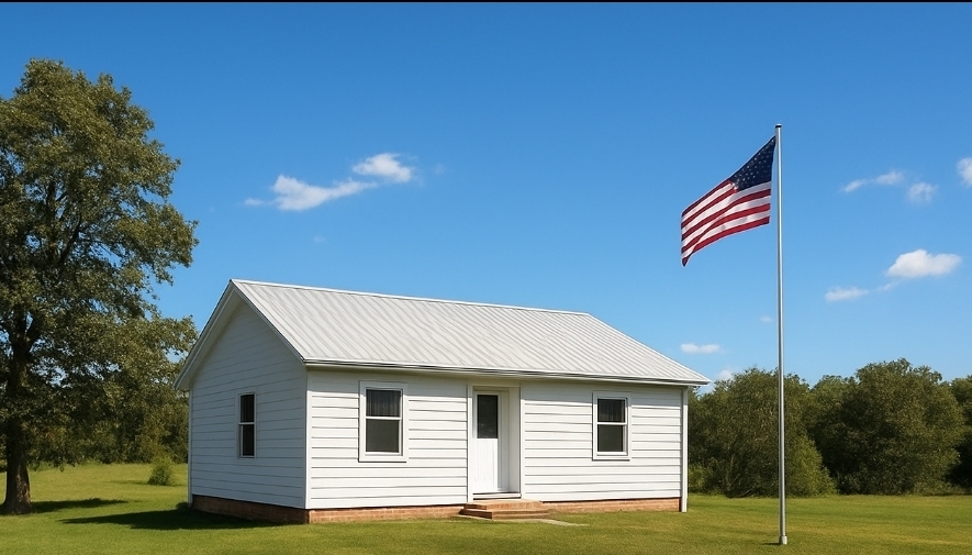 Bungalow Cabin with 3.95 Acres 