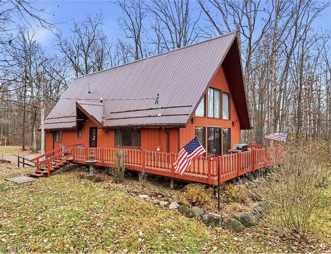 Charming A-Frame Home on 12.87 Acres