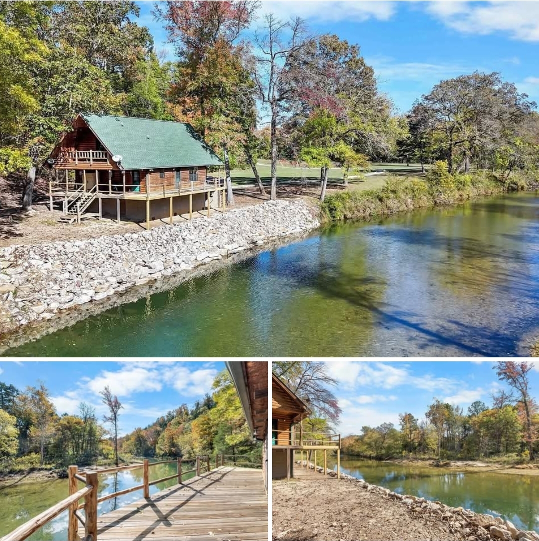 3 Bed Creekside Cabin on 12 Acres