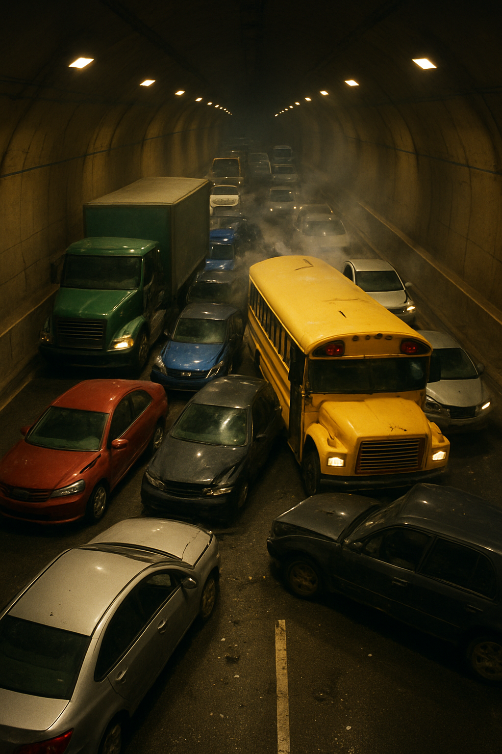 Inside a Chaotic Tunnel Accident in the USA