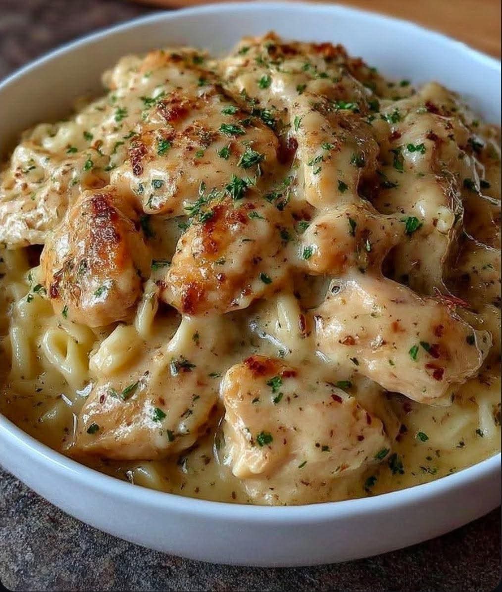 One-Pan Chicken with Buttered Noodles