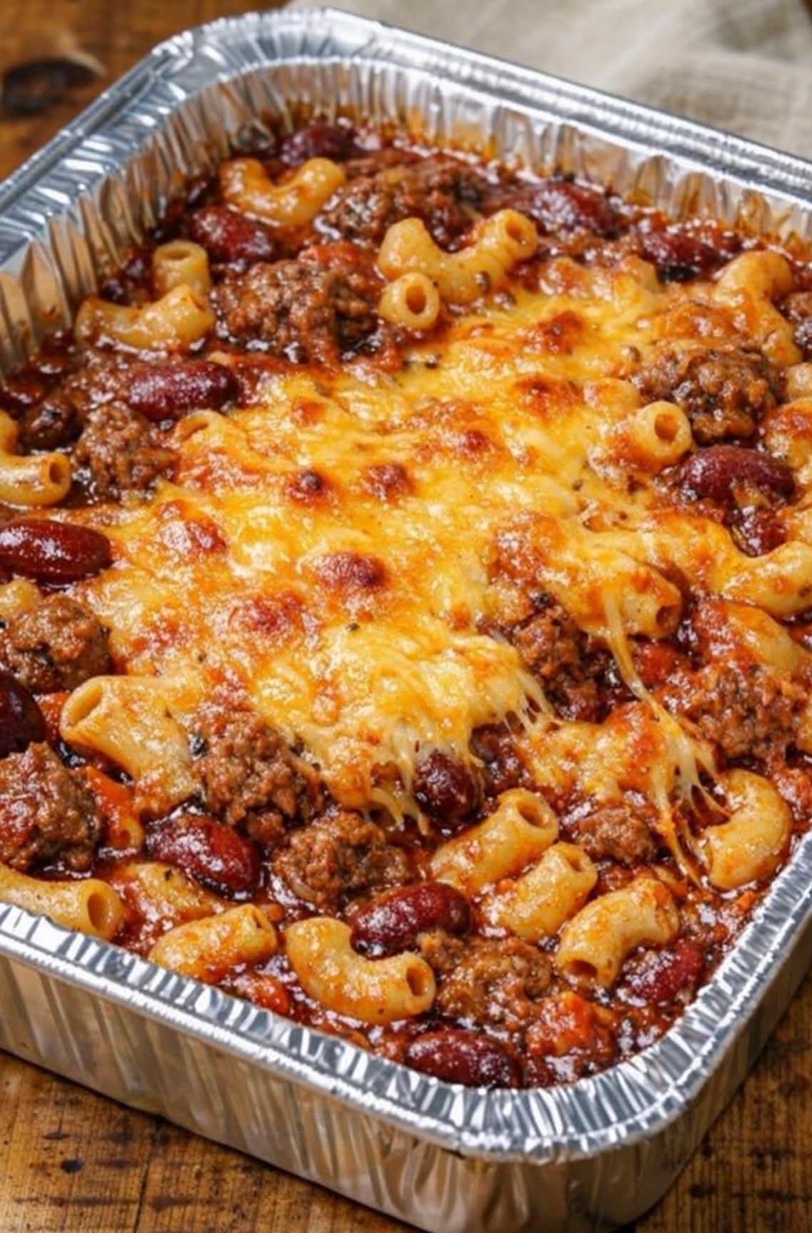 Baked Chili Mac Casserole