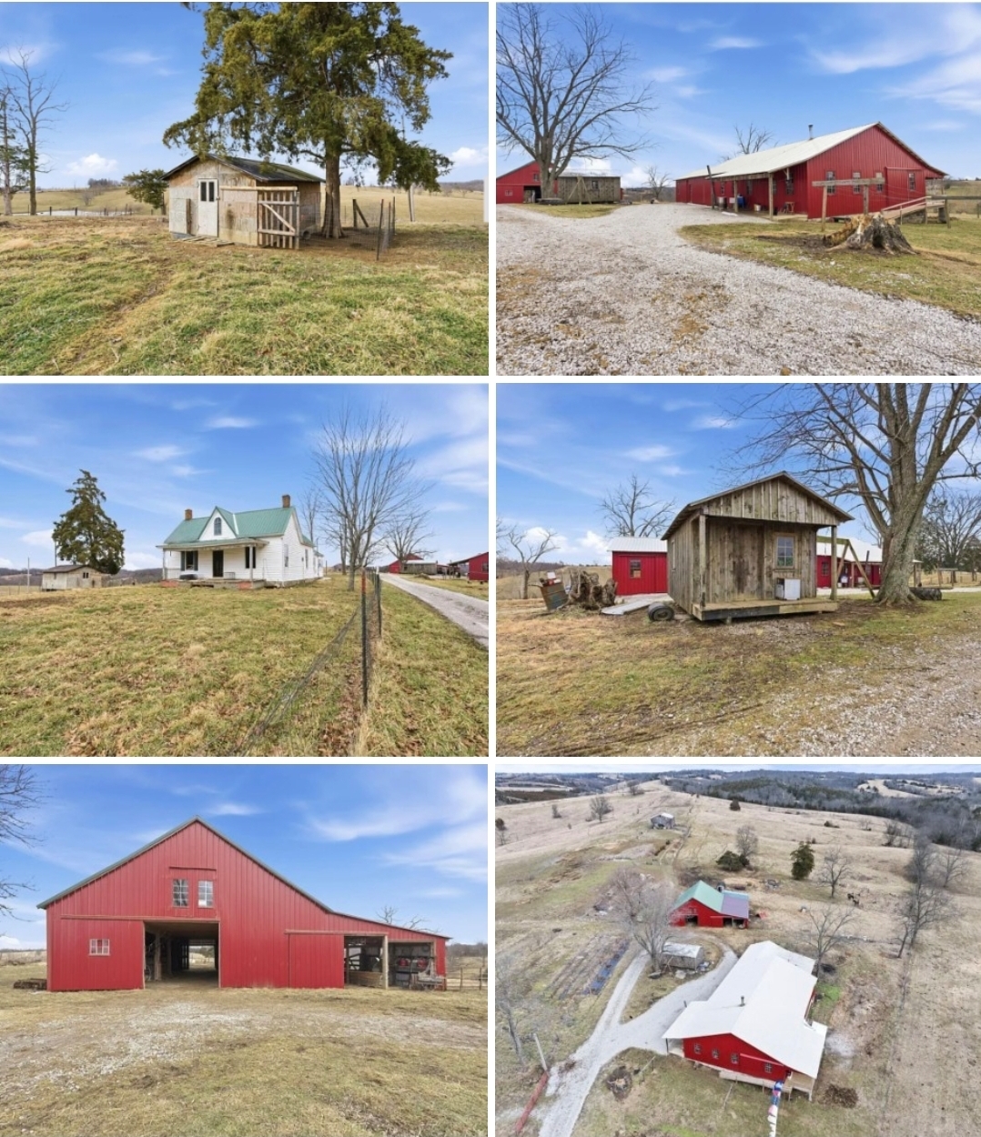 37.18 Acres of Rolling Farmland with Creek Access and Multiple Structures – Ideal Farm or Homesite