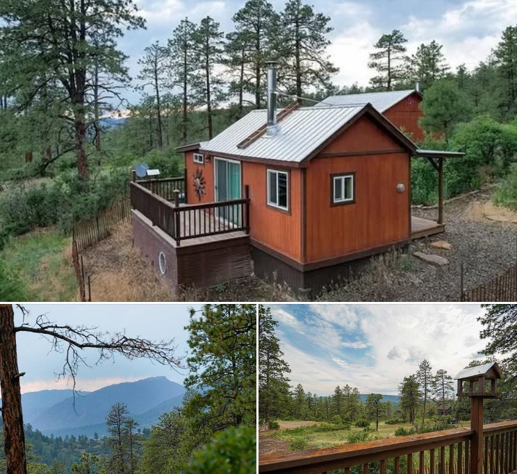 Off-Grid Property with Cabin, Workshop & Mountain Views