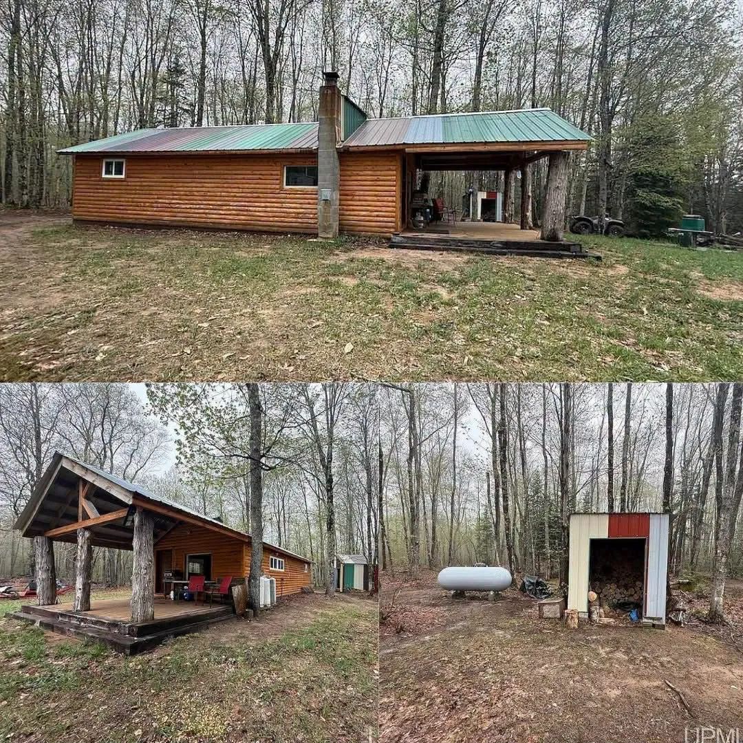 Secluded 80-Acre Forest Retreat with Rustic Cabin, Trails, Creek & Off-Grid Living Setup