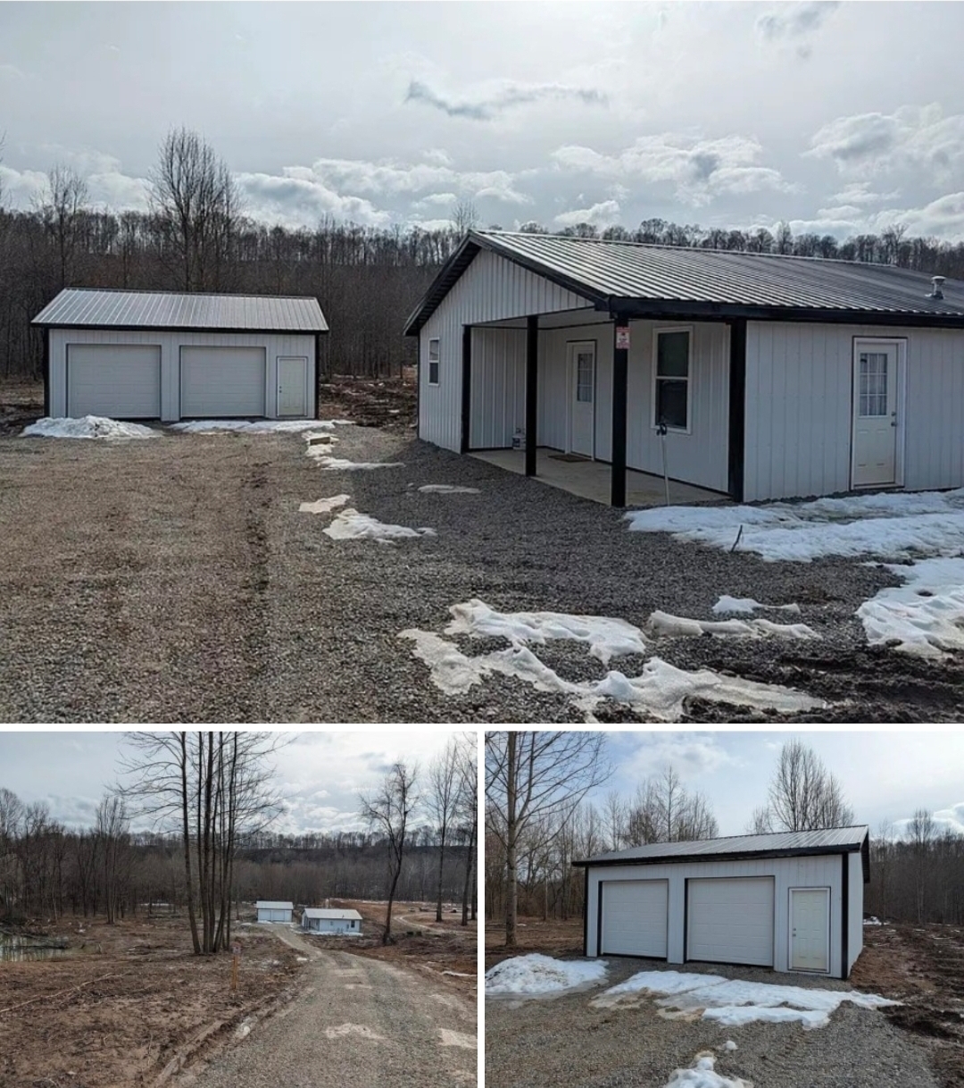 34.35 Acres Hunting Property with New 2 Bedroom Home & Detached Garage