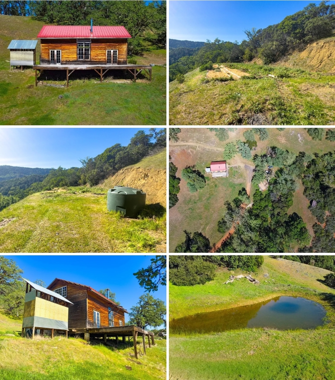 100 Acre Scenic Off-Grid Land with Cabin, Views & Private Retreat Potential