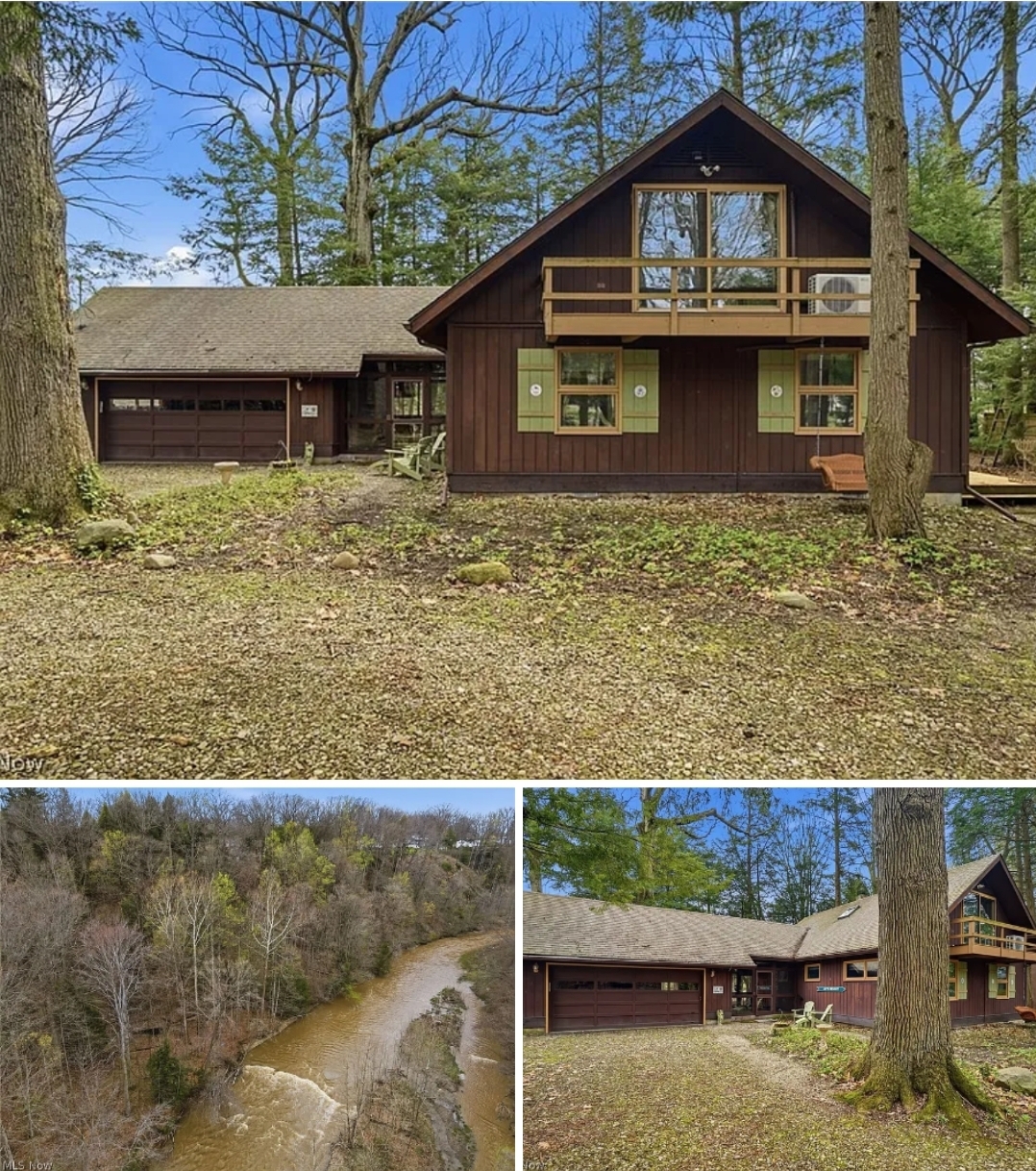 Magical Woodland Retreat with River Views, Waterfall Sounds, and Wraparound Deck