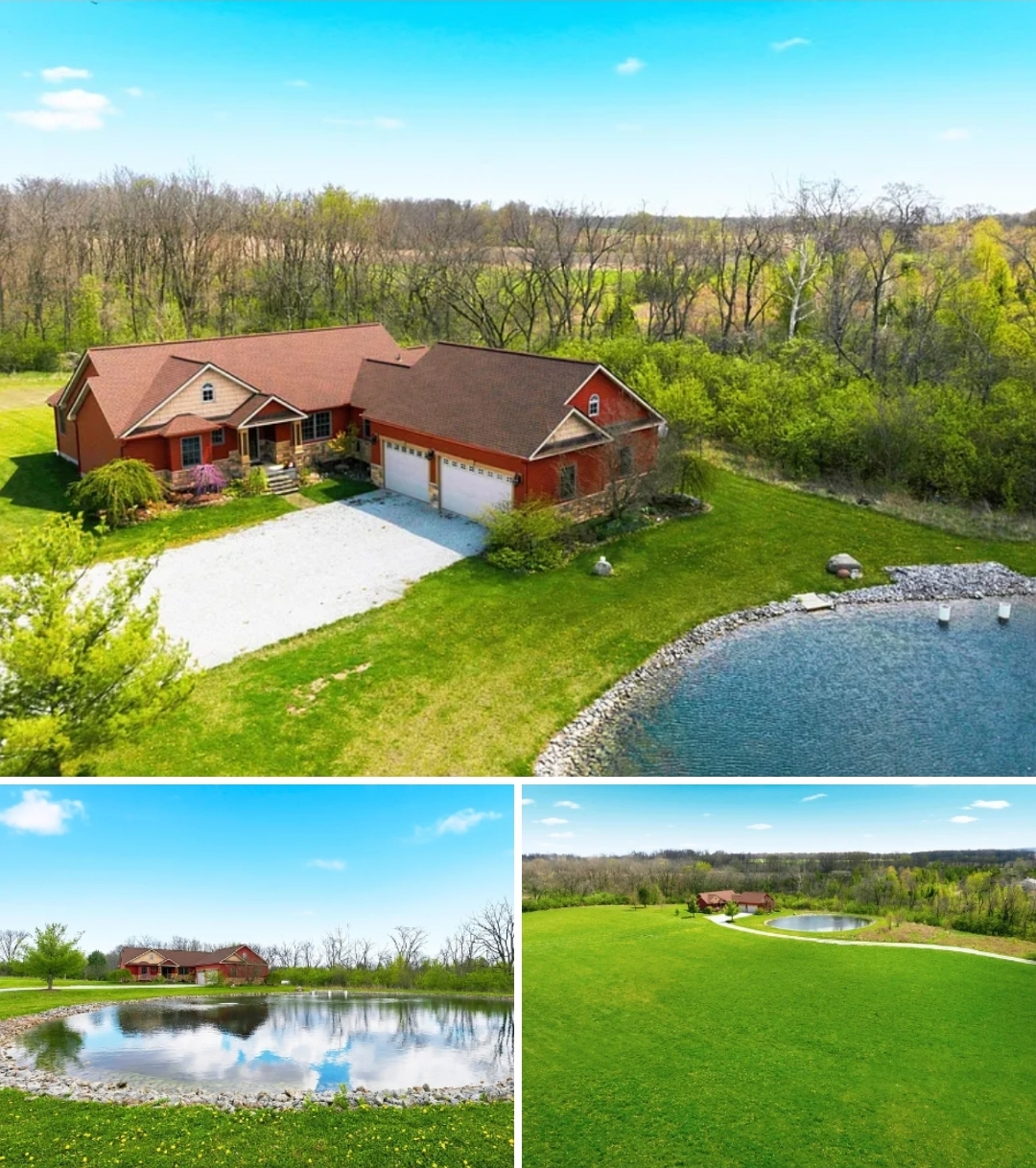 Custom Ranch Retreat with Private Stocked Pond, Wooded Acreage, and Luxury Outdoor Living