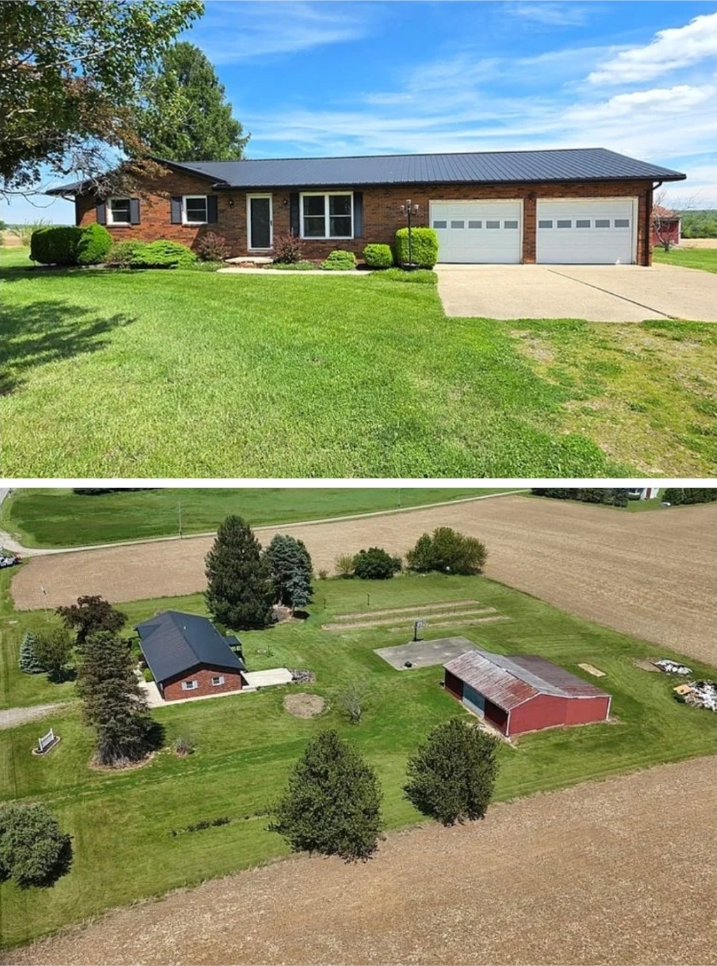50,000 3 Beds 2 Baths Ranch home with scenic views, pole barn garage