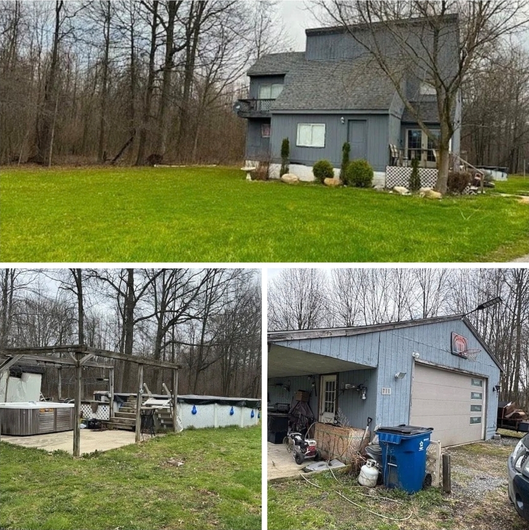 Spacious 3-Bedroom, 2-Bath Home on 4 Acres with Pool, Garage & Exceptional Potential