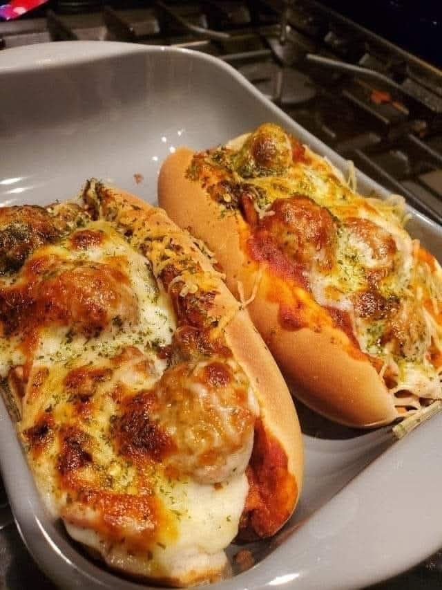 Cheesy Meatball Sub Recipe