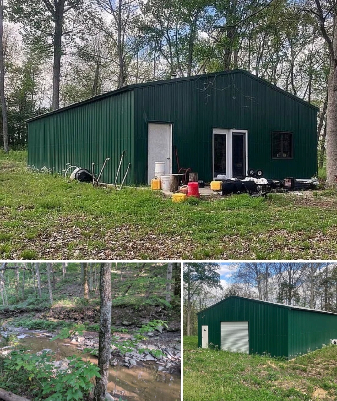 107 Acres with Hunting Green Cabin, Creek, Massive Hardwood Forest, Workshop