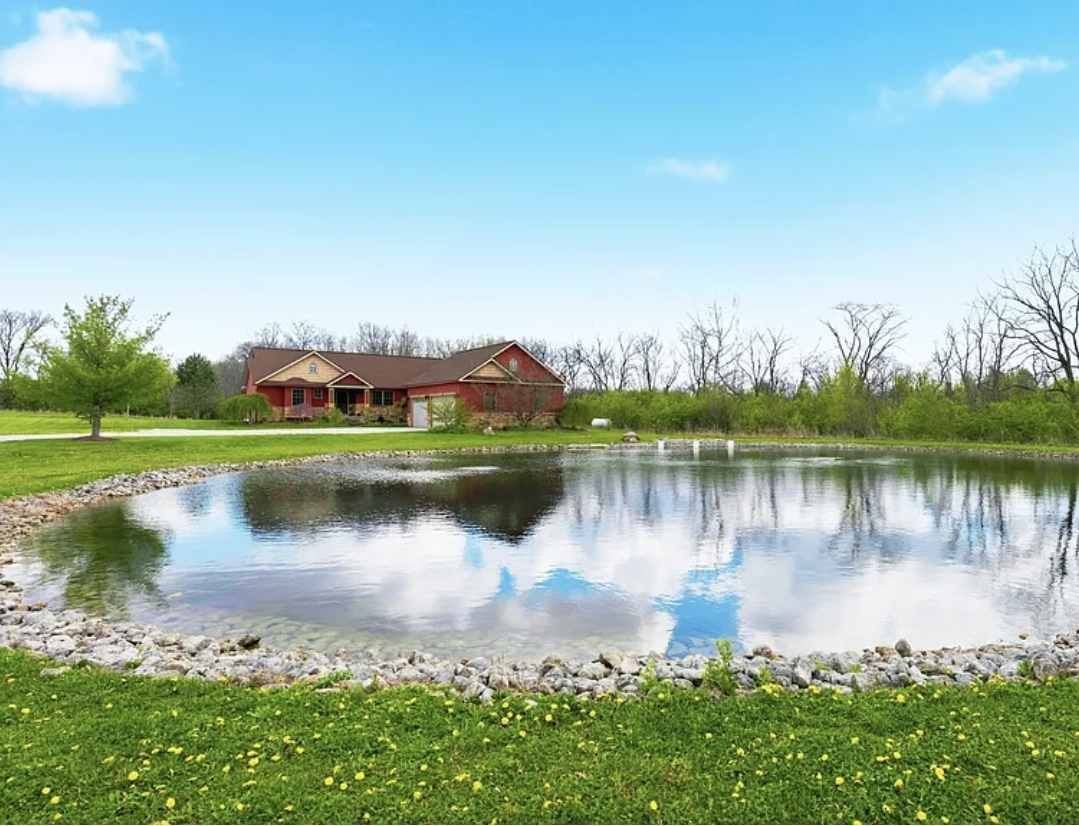 9.19 Acres with 3-Bedroom Custom Ranch…