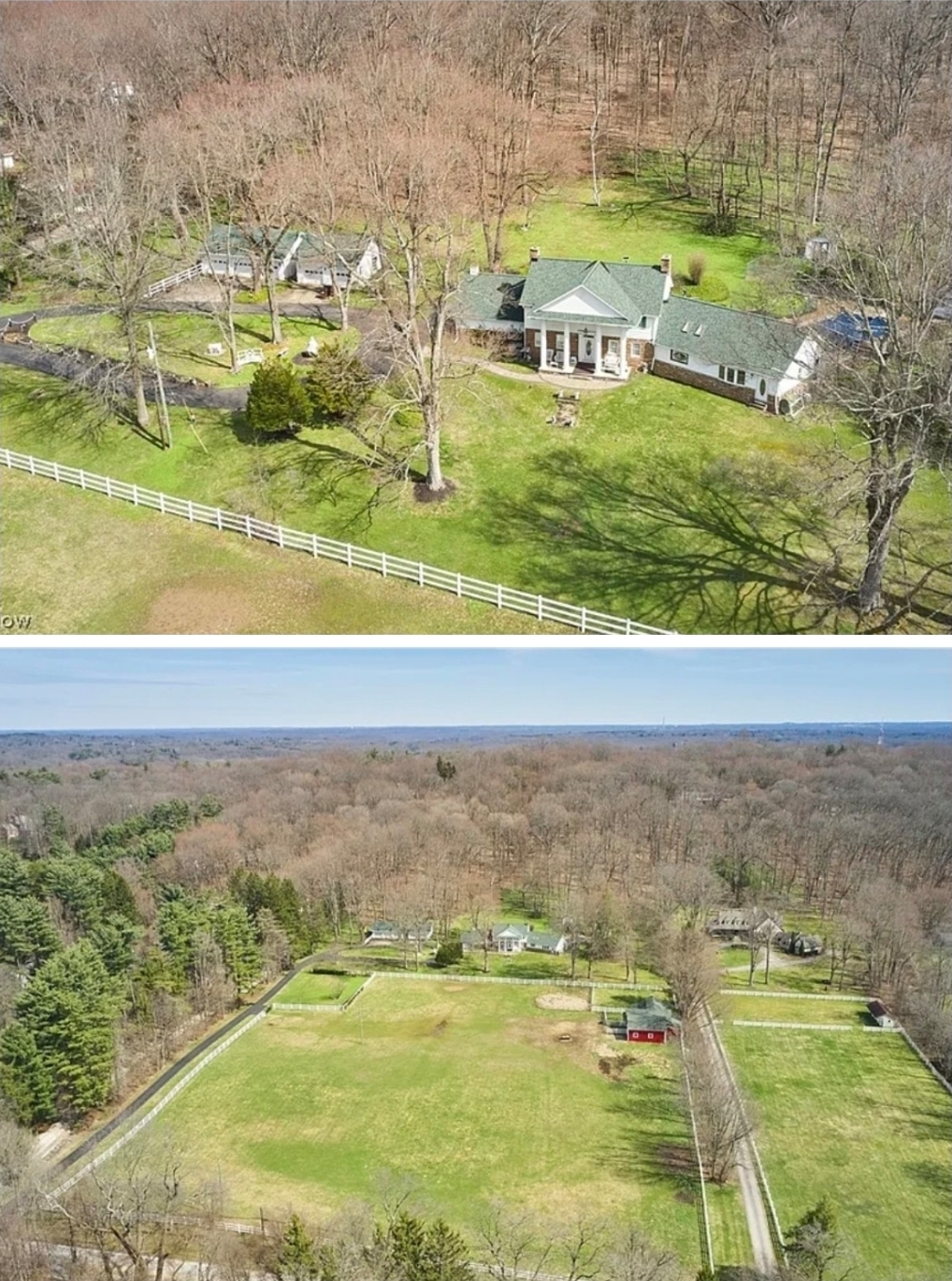 9.74 Acres with 5-Bedroom Colonial Estate, Horse Barn, In-Ground Pool, Five-Car Garage, and Beautiful Fenced Pastures