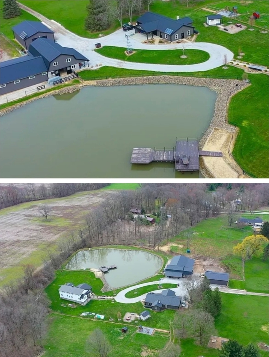 5 Bedroom Custom Home, Private Pond, Horse Barn, Workshop, Private Dock, and…