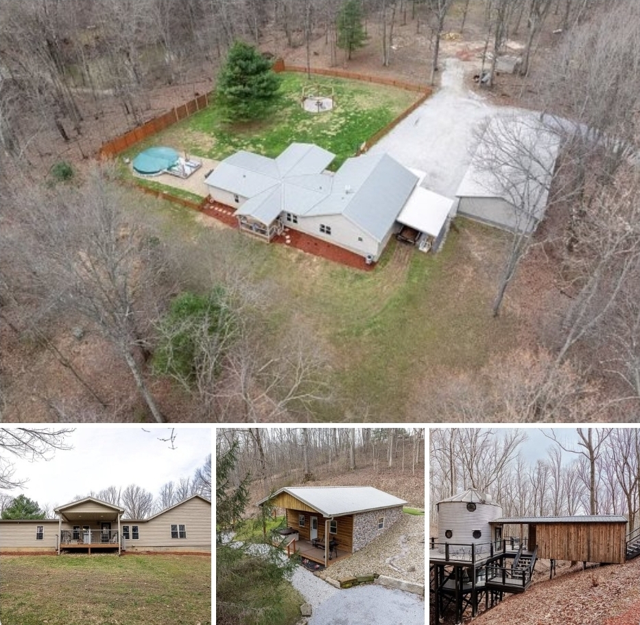 3 Bedrooms, 2 Bathrooms and Two Unique Income-Producing Guest Retreats