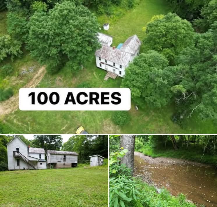 100 Acres Riverfront Homestead with 3 Bedrooms, Free Gas, Pasture Land, and Endless Country Living Potential