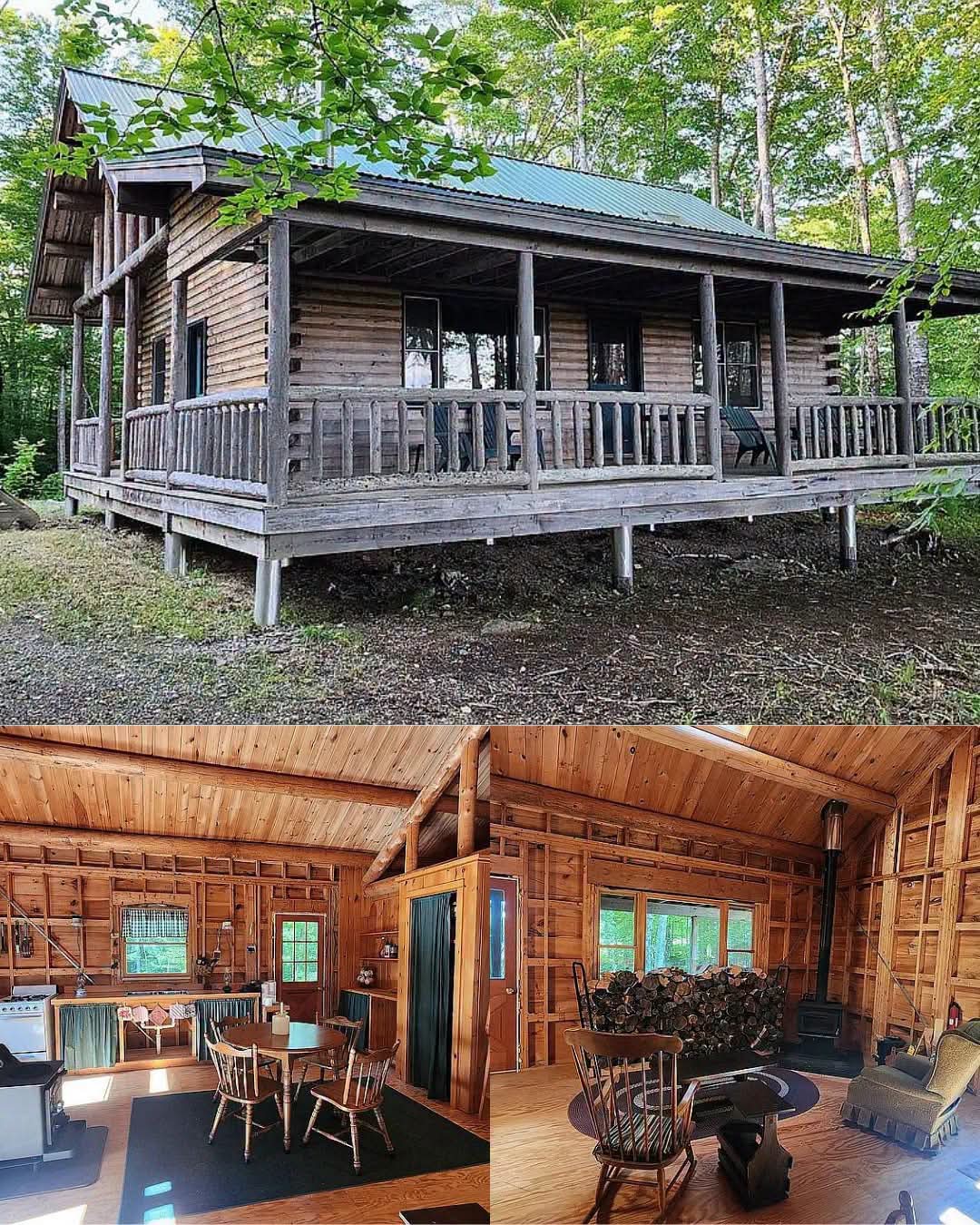 2 Bedroom Cabin on 50 Acres Private Off-Grid Retreat