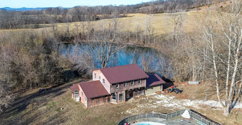5-Bedroom Country Home with Stocked Pond, Stone Fireplace & Private Outdoor Living