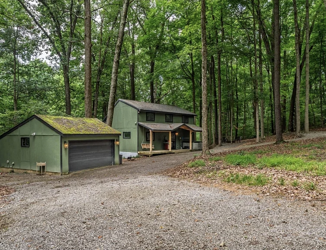 3-Bedroom Turnkey Vacation Home with Hot Tub, Lake Access, Wooded Privacy & Large Garage